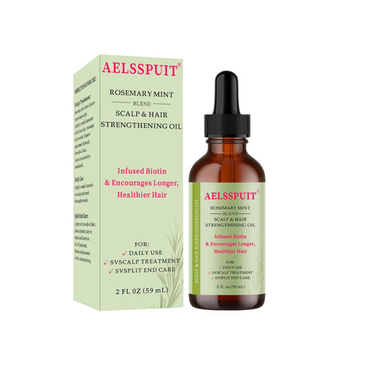 100% Pure Organic Rosemary Essential Oil for Hair Growth - Multi-Purpose Hair Treatment Oil Promotes Eyelash & Eyebrow Growth, 2.02fl oz (Small, Rosemary)