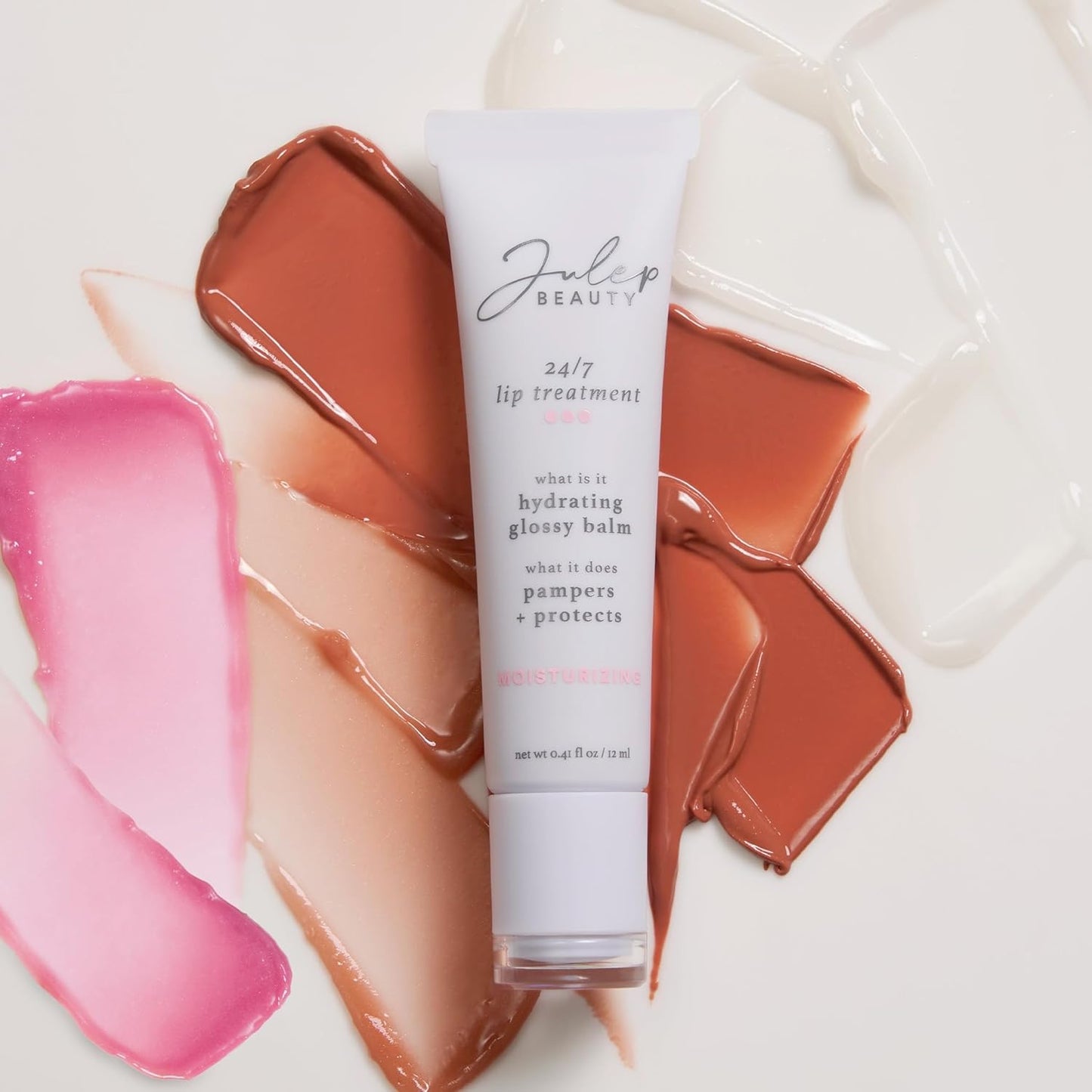 Julep 24/7 Lip Treatment – Hydrating & Glossy Lip Balm and Lip Sleeping Mask with Shea Butter – Moisturize, Protect & Soothe – Vegan & Cruelty-Free - Sheer Berry