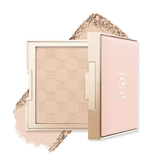 Jouer Soft Focus Hydrate & Setting Powder - Pressed Powder with Matte Finish - Blurring Powder for Fine Lines and Pores - Set Face Makeup Foundation or Concealer - Fair
