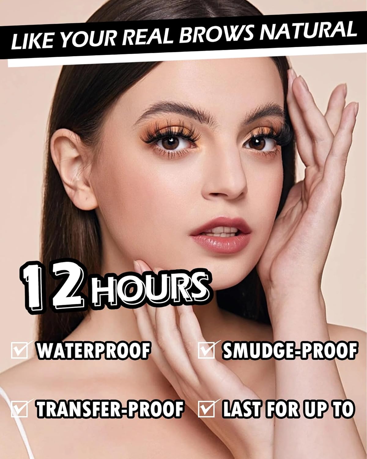 12Pcs Waterproof Brown Eyebrow Pencil Set, Professional Brow Micro Eyebrow Retractable Pencil, Ultra Fine Long Lasting for Perfect Eye Liner Brows Women Eye Makeup Shaping & Filling Brow Gel Pen- 03