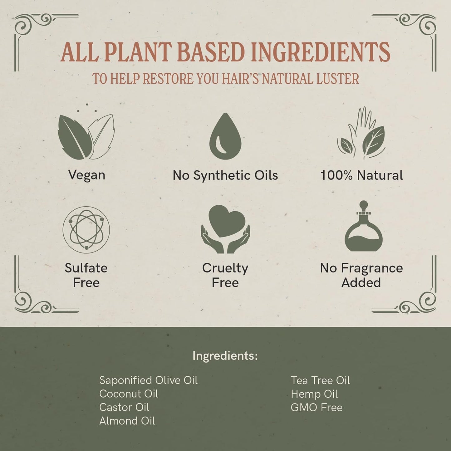 J·R·LIGGETT'S Shampoo Bar - Moisturizing Formula, All Natural Solid Bar Shampoo with Coconut Oil & Aloe Vera, Sulfate Free, Detergent Free, Restores Softness, Protect Against Breakage, 3.5 oz - 3 Pack