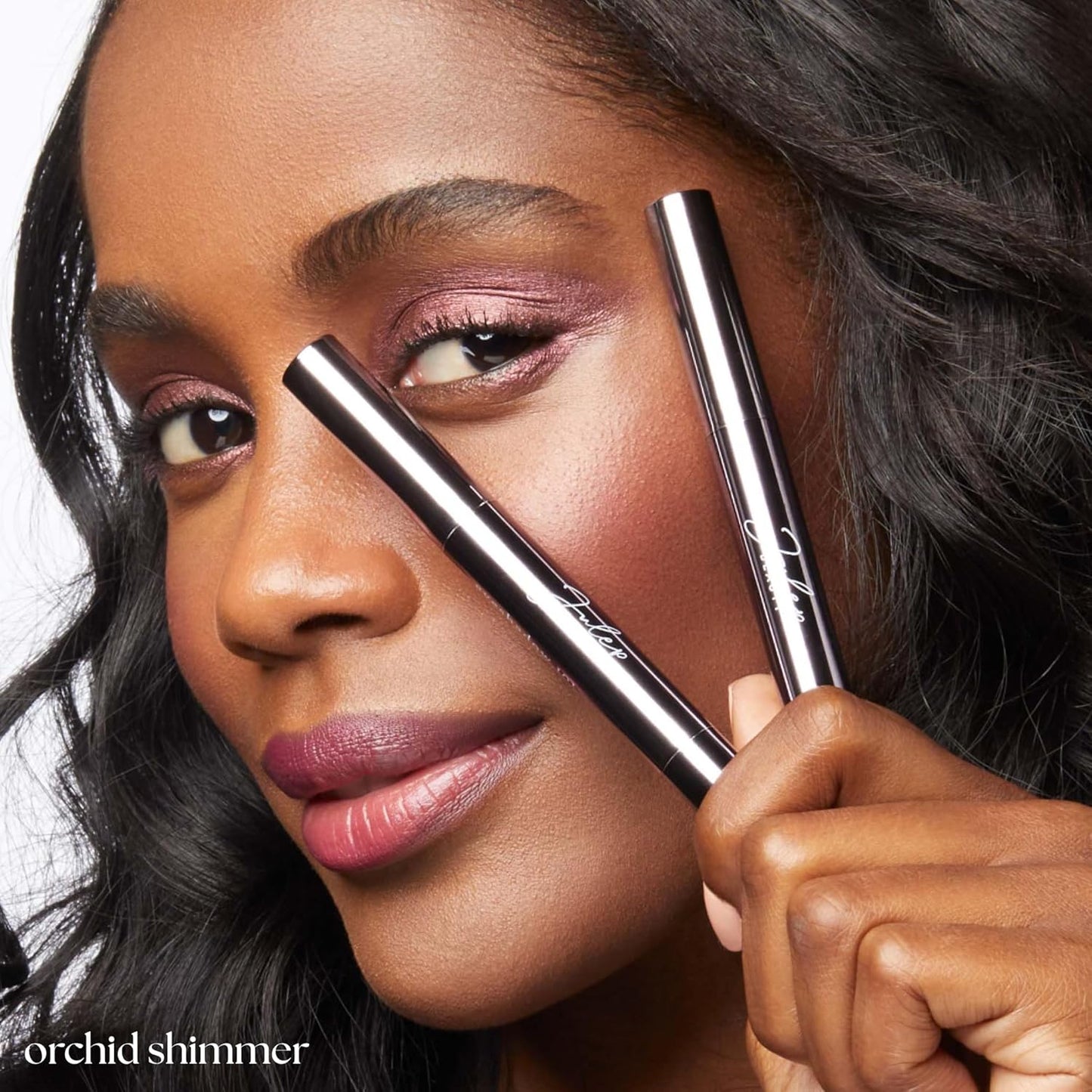 Julep Eyeshadow 101 Cream-to-Powder Waterproof Shadow Stick – Orchid Shimmer – Long-Lasting, Crease-Proof, Soft Purple Shimmer Cream Eyeshadow with Built-in Smudger